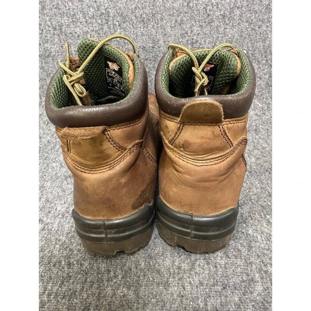Red Wing Shoes Boots Mens Size 11.5 Brown Waterproof Leather King Toe 2240 Work